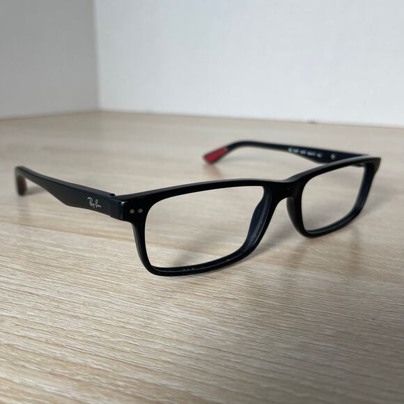 Ray-Ban RB5277 2077 Eyeglasses Black Rectangular Full Rim Frames Only 54-17-140 - Picture 1 of 8